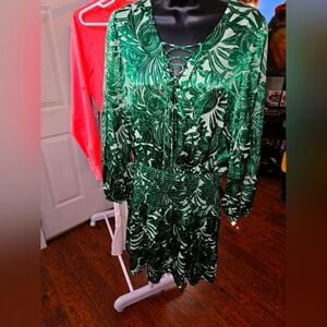 White House Black Market floral print dress